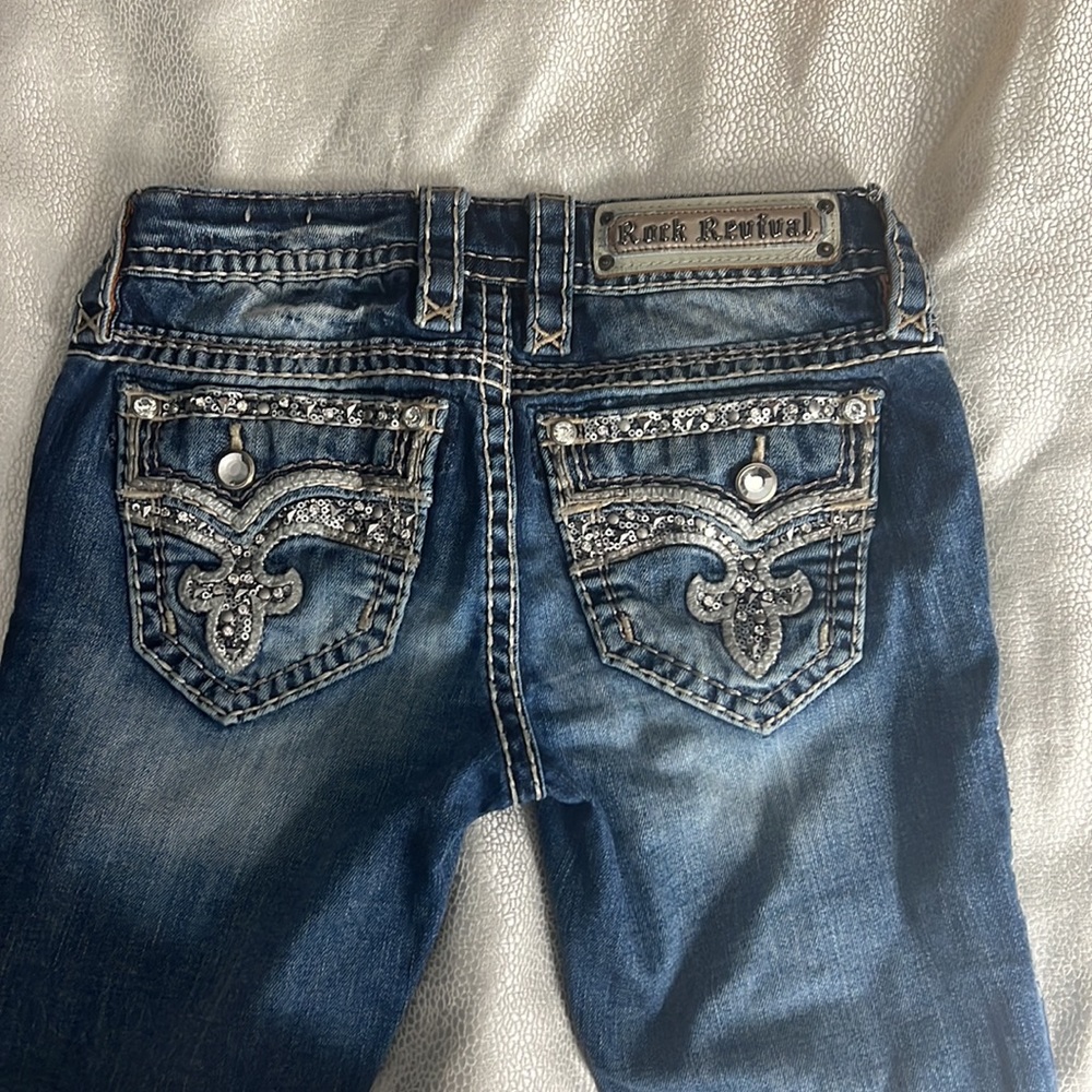 Rock revival jeans used once
